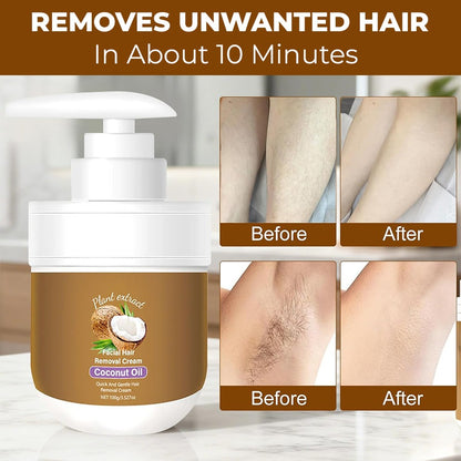 🔥Last Day 50% OFF🔥 Gentle Coconut Oil Hair Removal Cream